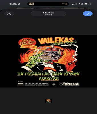 The Eskarallas + Dame Ke Fume + Asako 1312 en Madrid