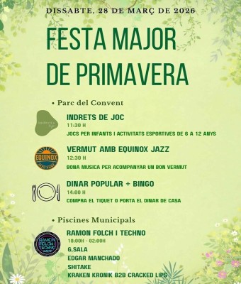 Dinar popular FM Primavera - Bellpuig 2026 en Lleida