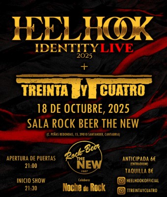 Heelhook + T-TreintayCuatro en Cantabria