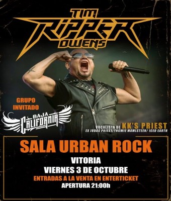 Ripper Owens + Baja California en Vitoria en Urban Rock Concept