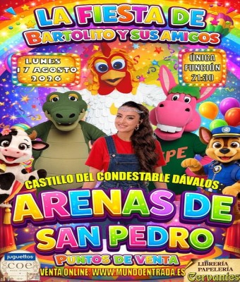 LA FIESTA DE BARTOLITO Y SUS AMIGOS EN ARENAS DE SAN PEDRO en Ávila