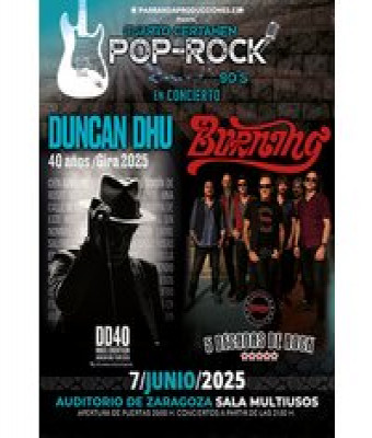 Cuarto Certamen Pop Rock en Zaragoza - Auditorio de Zaragoza