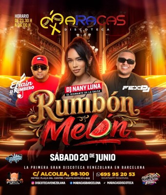 MARACAS · SÁBADO 20 DE JUN26 en Barcelona