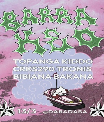 Barrakeo: Topanga Kiddo +CRKS290 +Tronis + Bibiana Bakana en Donostia-San Sebastian