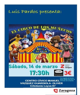 EL CIRCO DE LOS MUÑECOS / Primavera Infantil Oliver en Zaragoza