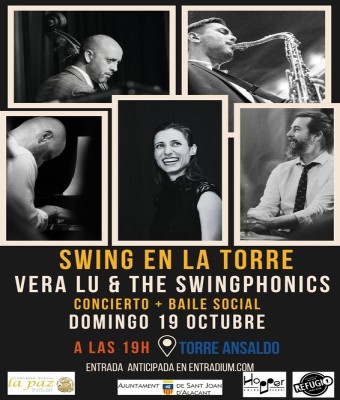 SWING EN LA TORRE - Vera Lu & The Swingphonics en Alicante/Alacant