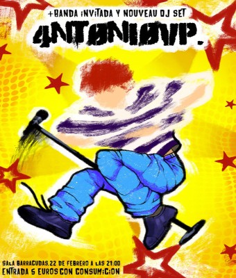 4ntonioVP+Banda Invitada+Nouveau en Sala Barracudas en Madrid