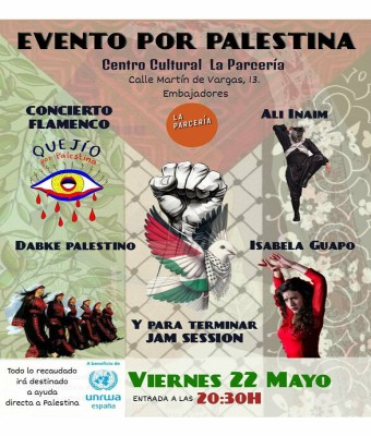 Evento por Palestina en Madrid