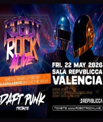 Robot Rock Alive en Valencia