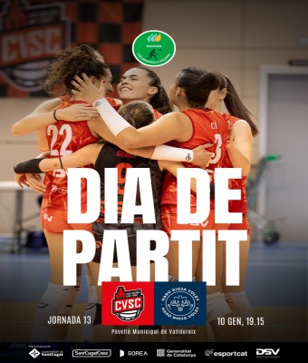 Liga Iberdrola Voleibol J13 - DSV CV Sant Cugat vs OCISA Haro Rioja Voley. en Barcelona