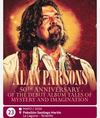 Concierto Alan Parsons en Tenerife 2026 - La Laguna
