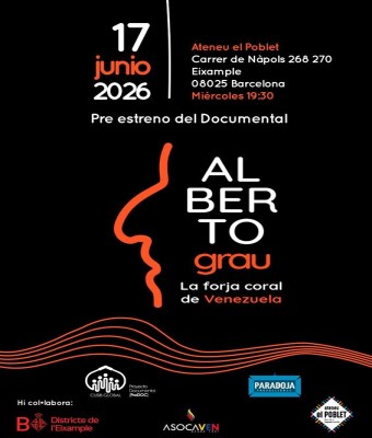 Alberto Grau: La forja coral de Venezuela en Barcelona