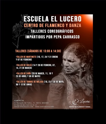 SOLEÁ TALLER  COREOGRAFICO FLAMENCO  CON PEPA CARRASCO en Madrid