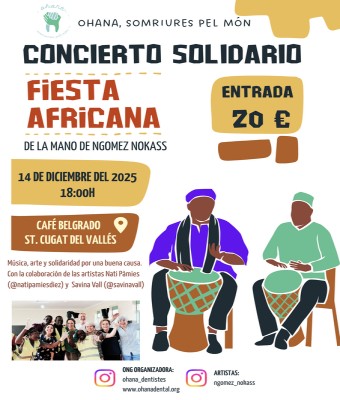 FIESTA AFRICANA SOLIDARIA OHANA  en Barcelona