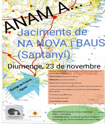 EXCURSIÓ JACIMENTS DE NA NOVA I BAUS en Balears, Illes
