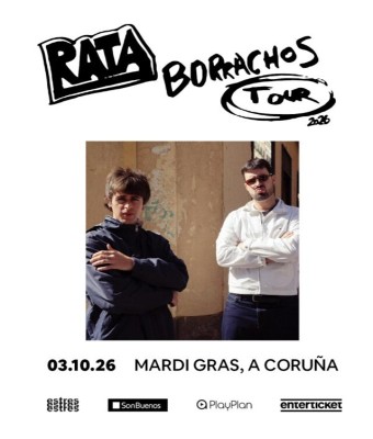 RATA - A CORUÑA - Mardi Gras - SÁBADO 3 OUTUBRO en La Coruña