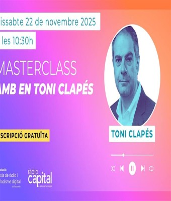 Masterclass de Toni Clapés, radiofonista en Palafrugell