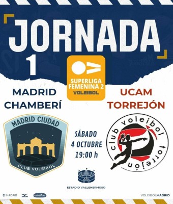 J1 - Superliga 2 - Madrid Chamberí vs UCAM Torrejón