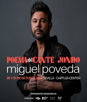 CONCIERTO MIGUEL POVEDA - SEVILLA - CARTUJA CENTER - VIERNES 31 DE OCTUBRE