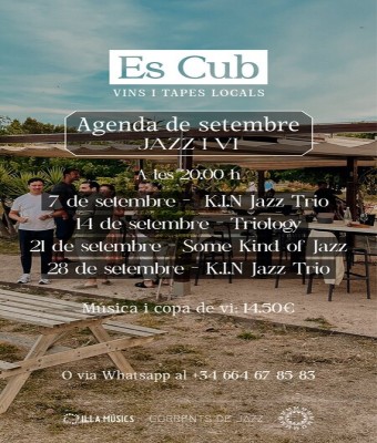 JAZZ I VI A "ES CUB" DEL CELLER MESQUIDA MORA A PORRERES en Balears, Illes