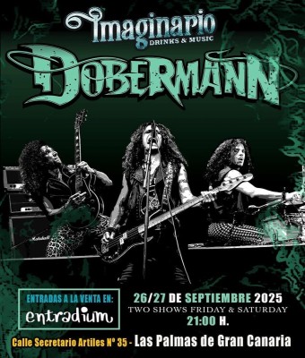 DOBERMANN Live @ IMAGINARIO en Palmas, Las