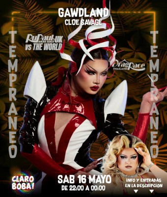 TEMPRANEO DRAG INTERNATIONAL! con Gawdland (Tailandia) y Cloe Savage en Coruña, A