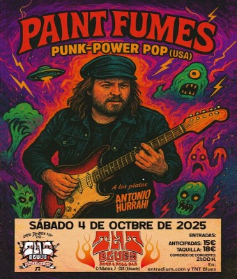 PAINT FUMES EN TNT BLUES, COX en Alicante/Alacant