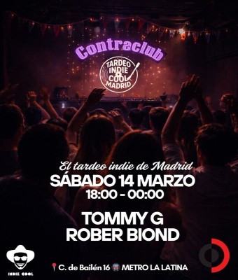 Tardeo Indie Cool Madrid en Sala ContraClub