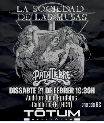 La Sociedad de las Musas + PataLiebre / Totum Revolutum en Barcelona