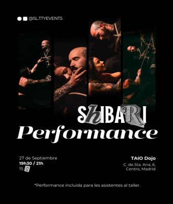 Shibari Performance by Sylvia & Floki en Madrid