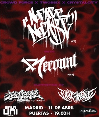 NOFACENOCASE + RECOUNT + AGGRESSIVE&VOICELESS + SHUT THY GUILT MADRID