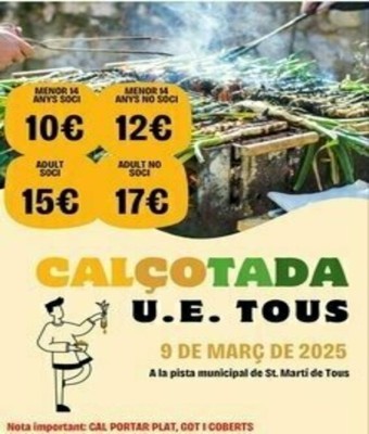 CALÇOTADA POPULAR en Barcelona