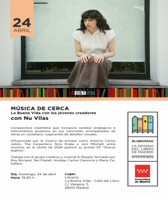 LIBROMAD. Música de cerca con Nu Vilas en Madrid