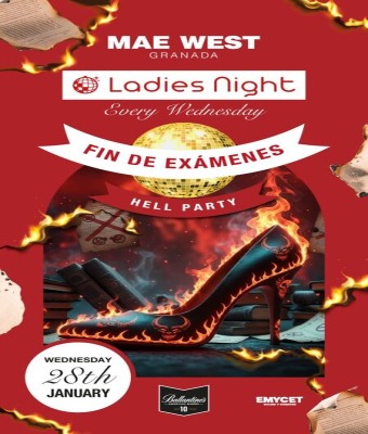 Discoteca Mae West Granada - Miércoles 28 Enero de Ladies Night