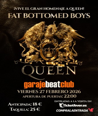 Homenaje a Queen (Fat Bottomed Boys) en GarajeBeat (Murcia)