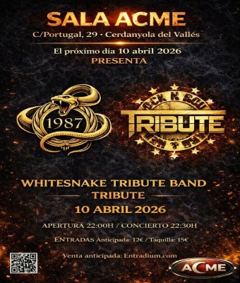 Concierto 1987 + Tribute en Barcelona