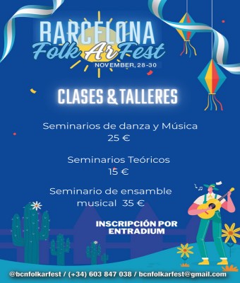 Barcelona FOLK AR FEST - Seminarios 