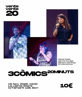 La Llama presenta... Vente Vente 20 en Barcelona