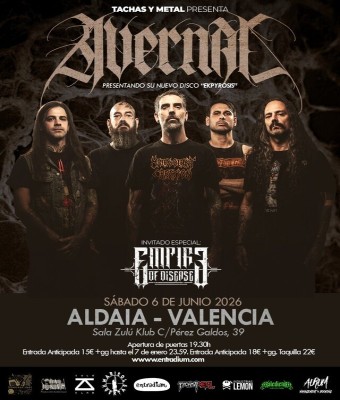 AVERNAL+Empire of Disease en Valencia en Valencia/València