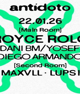 Antidoto Club: Royce Rolo en Madrid