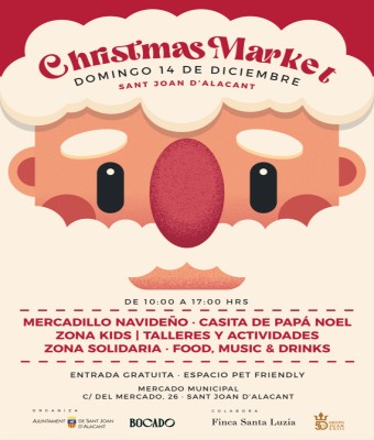 Puesto en Christmas Market Sant Joan 2025 en Alicante/Alacant