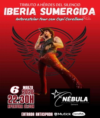 Iberia Sumergida con Copi Corellano en Zamora - Sala Nébula