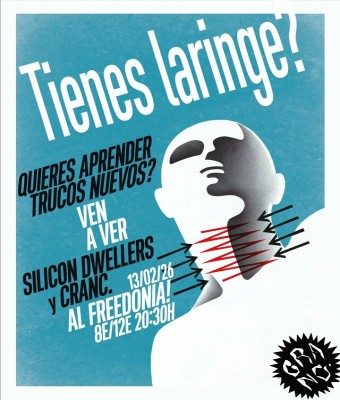 Silicon Dwellers y Cranc @ Freedonia en Barcelona