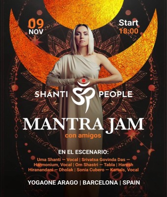 Mantra Jam con Uma Shanti & Friends en Barcelona