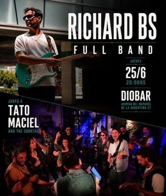 Doble o Nada ::: Richard BS + Tato Maciel and The Cometas en Barcelona
