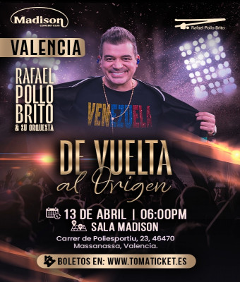 Concierto Rafael Pollo Brito "De Vuelta al Origen" en Valencia