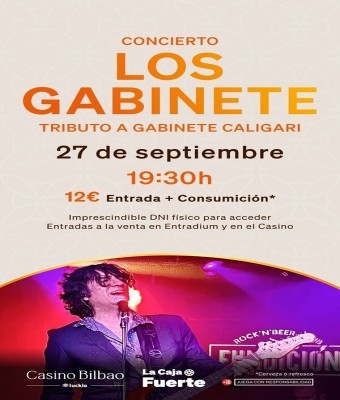 LOS GABINETE "TRIBUTO A GABINETE CALIGARI" en Bizkaia