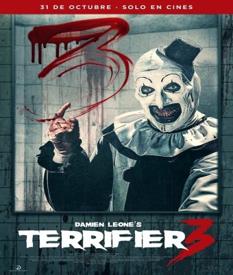 CINE DE TERROR EN VIVO +18 TERRIFIER 3 en Madrid