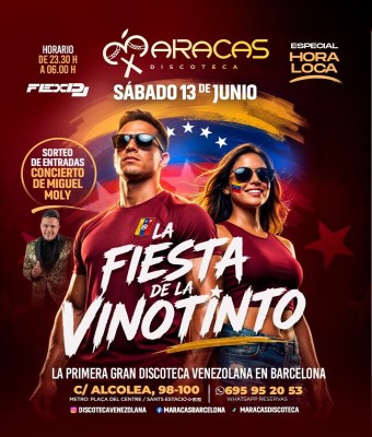 MARACAS · SÁBADO 13 DE JUN26 en Barcelona