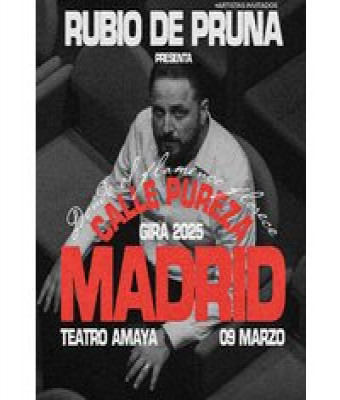 Rubio de Pruna, Calle Pureza en Madrid - Teatro Amaya